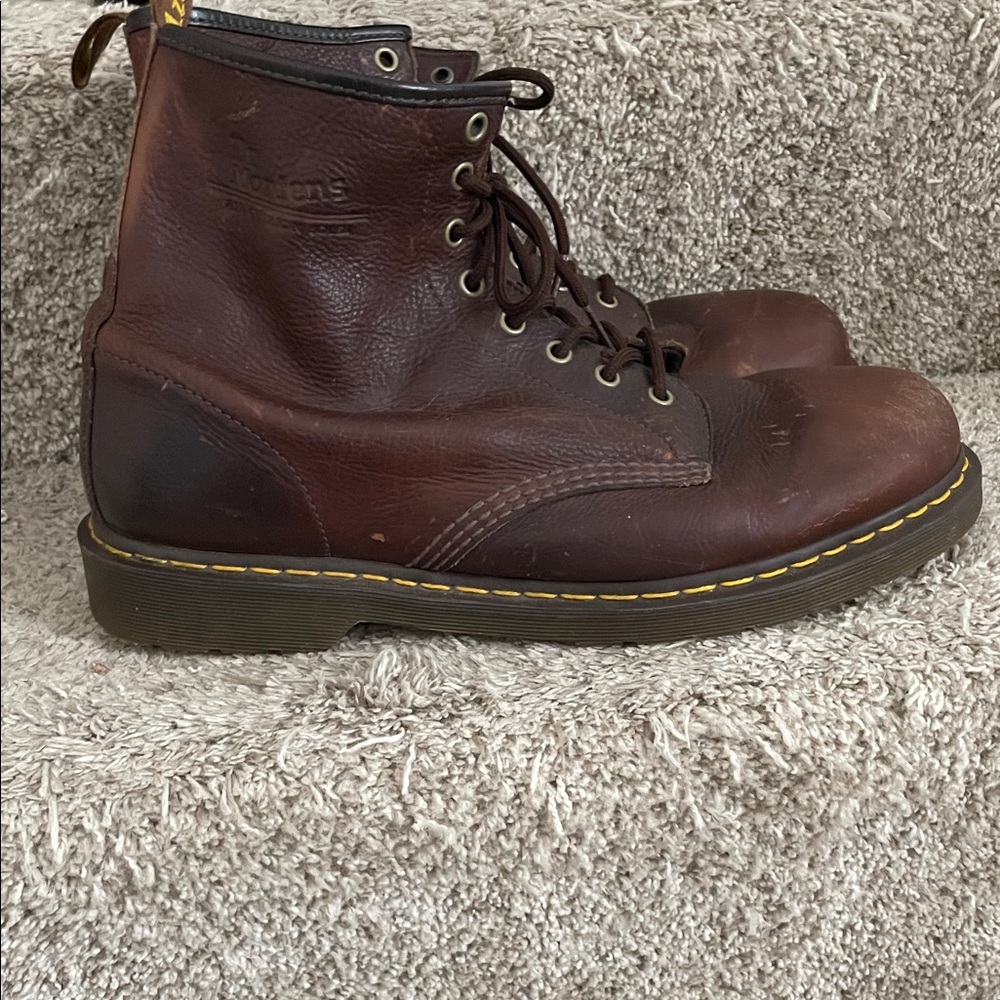 Dr. Martens 1460 WarmWair Dark Brown Lace-Up Boots - Picture 6 of 13